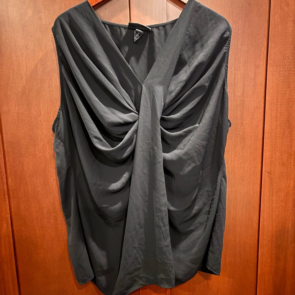 Gauzy crisscross cami/tank